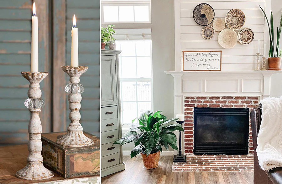 Chrissy Taper Candle Holders, Set of 2