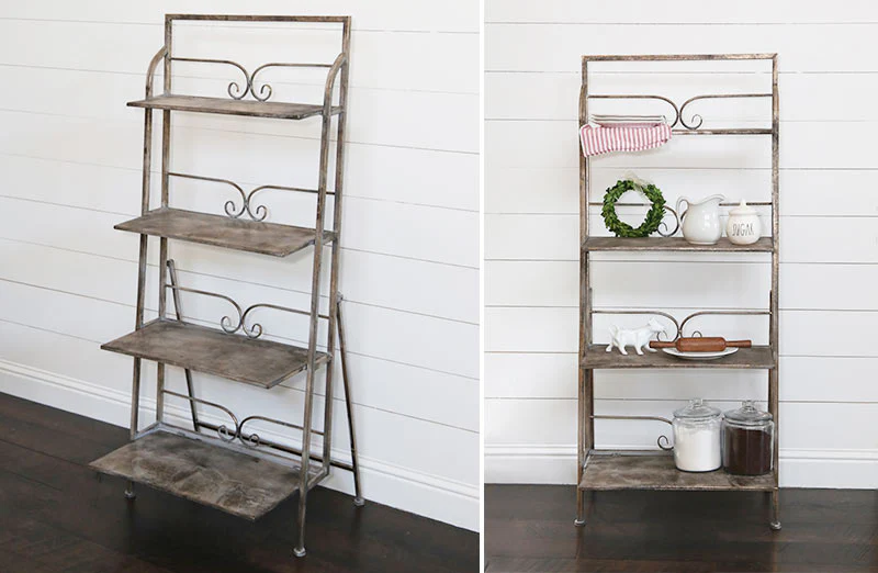 HUGE Galvanized Metal Shelving Unit