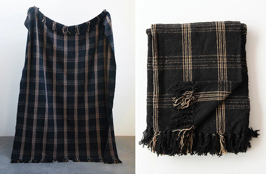 Cozy Cotton Throw Blanket