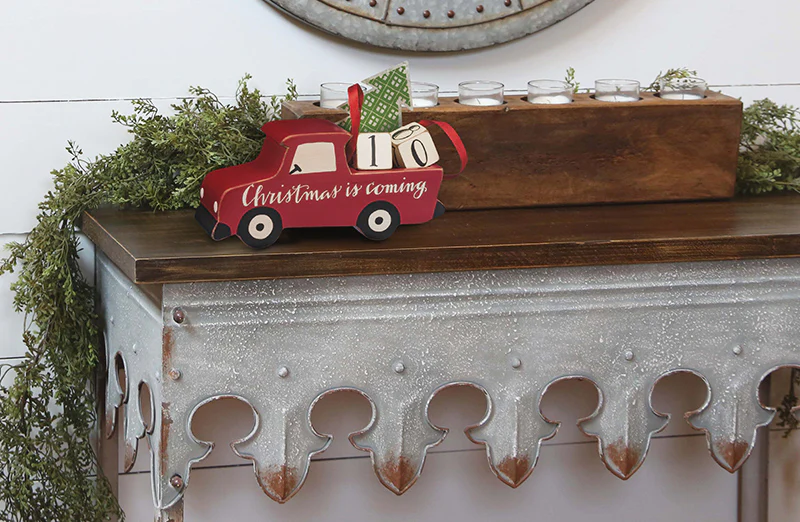 Christmas Is Coming Red Truck Advent Calendar