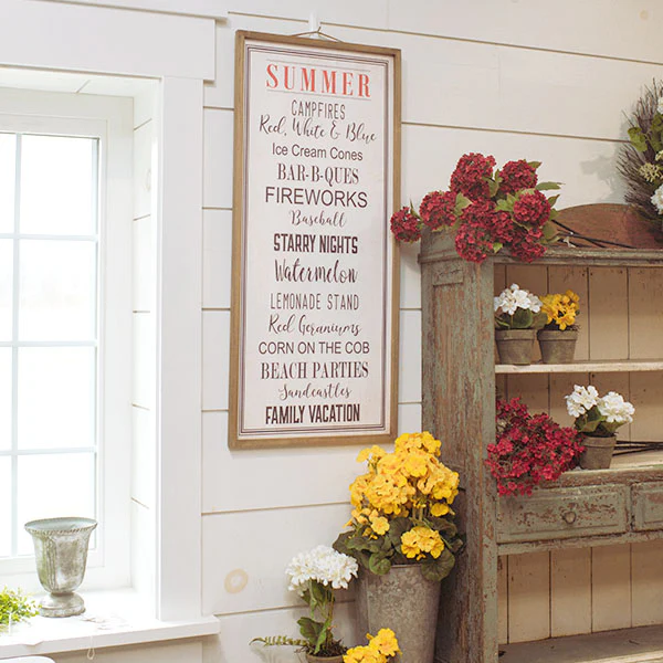 Summer Words Sign