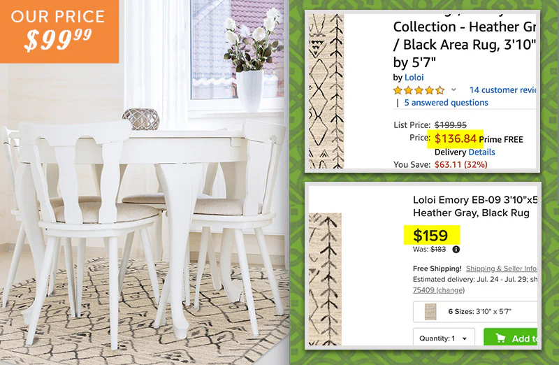 Loloi Emory Heather Gray Rug, Pick Your Size