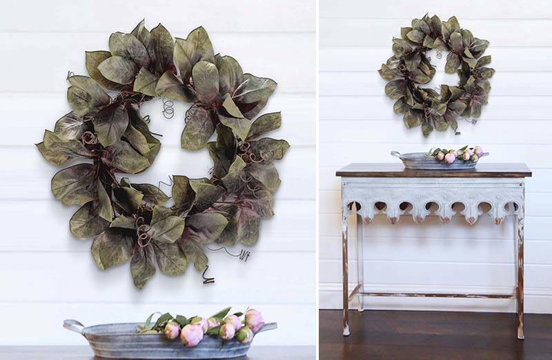 25 Magnolia Wreath