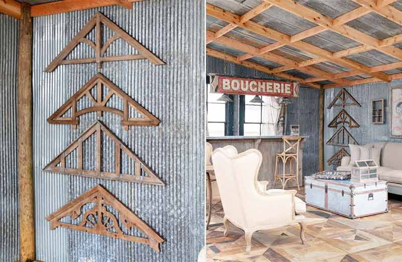 Architectural Gable Collection. Set of 4