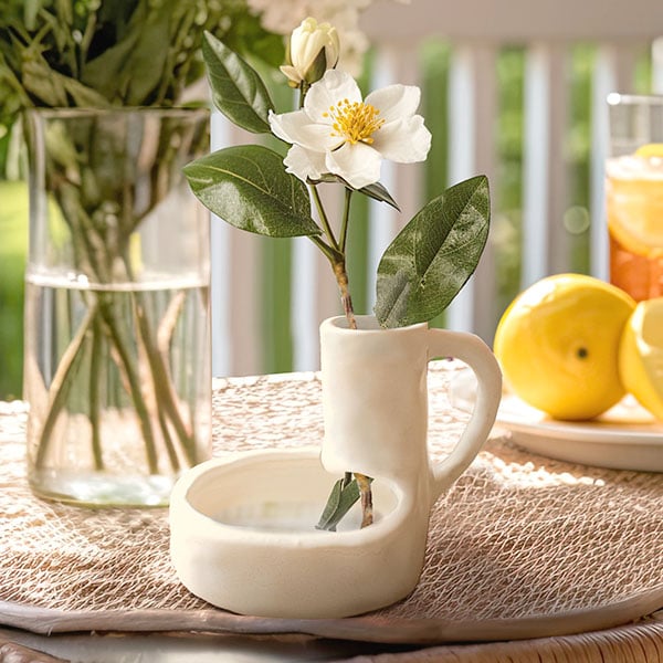 Ceramic Flower Stem Holder