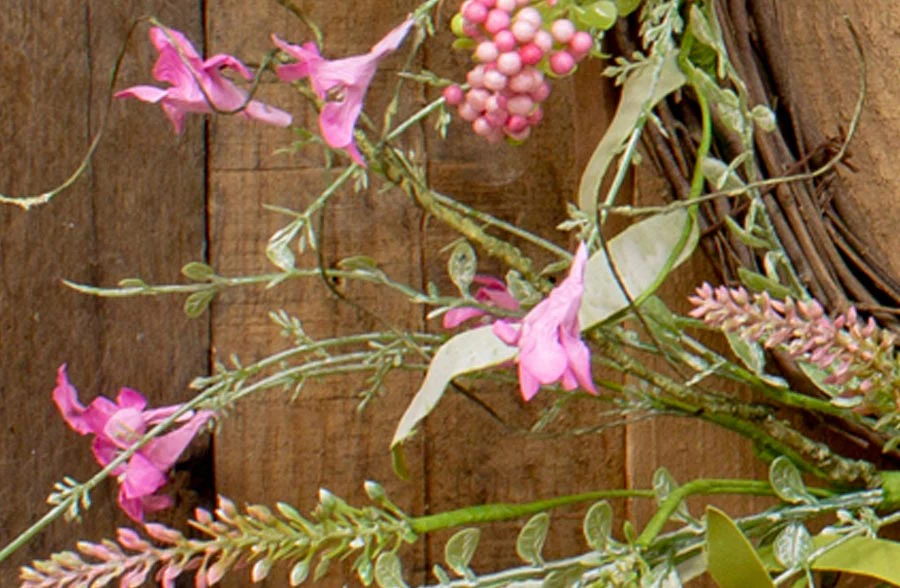 Pink Toadflax Wreath