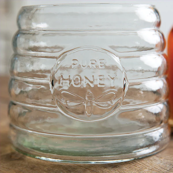 Honey Hive Glass Container, Pick Your Style