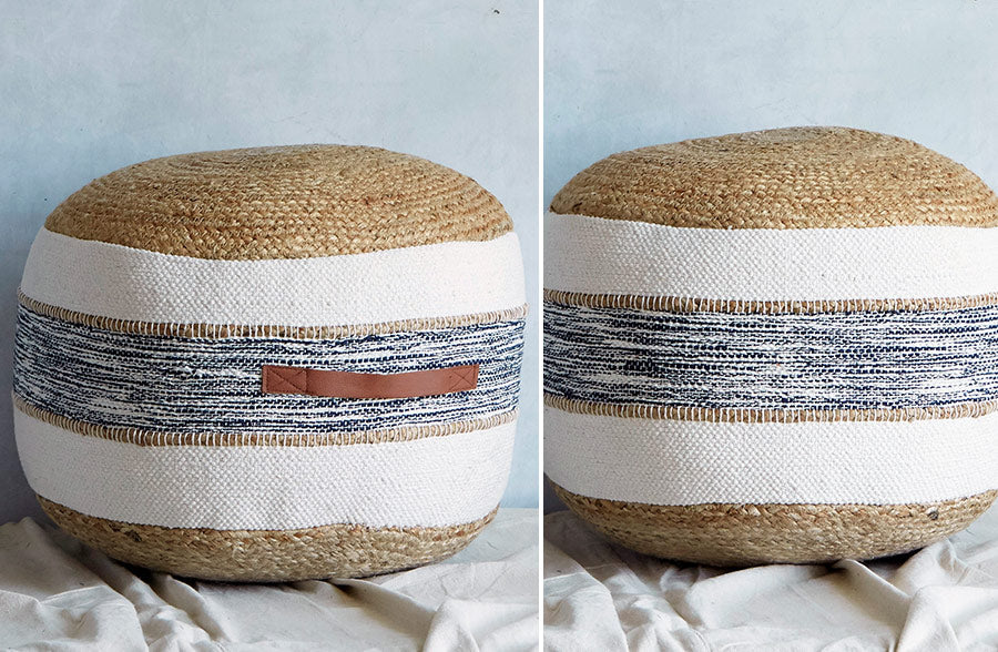 Artisan Hand-crafted Pouf, Pick Your Style