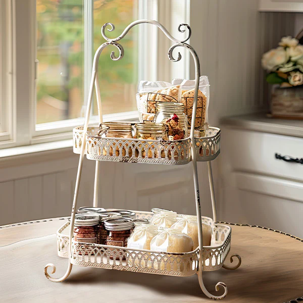 Two-Tier Chantilly Tray