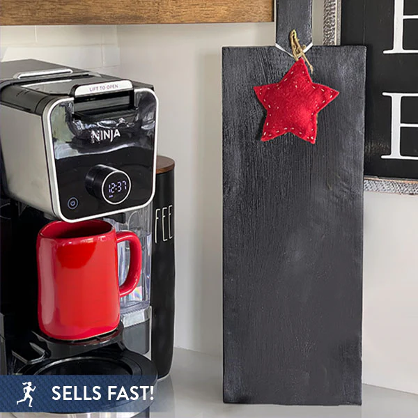 Black Wooden Bread Board