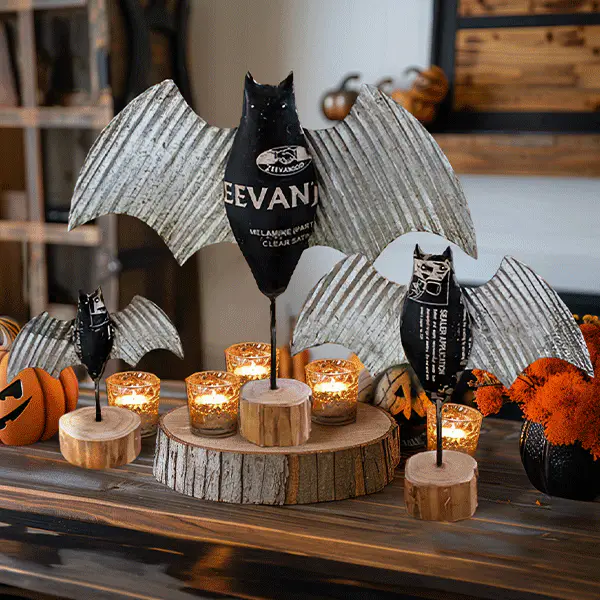 Recycled Metal Spooky Friends, Pick Your Style