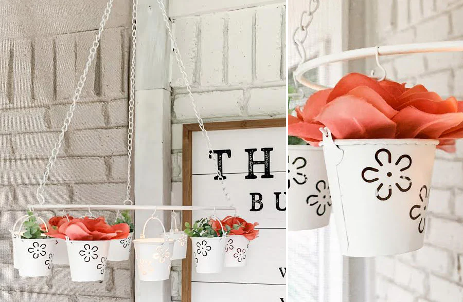 Hanging Tea Light Chandelier