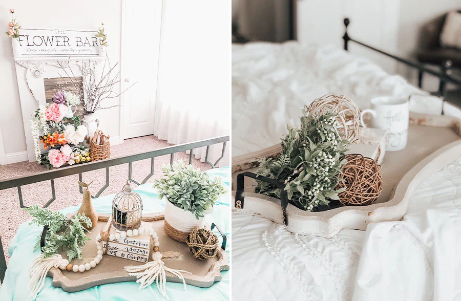 Scalloped Edge Bed And Breakfast Tray