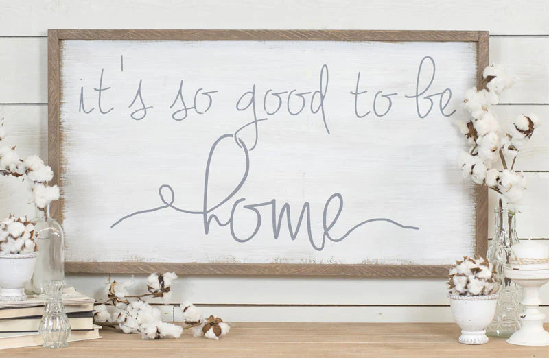 HUUUGE Good To Be Home Shiplap Inspired Sign