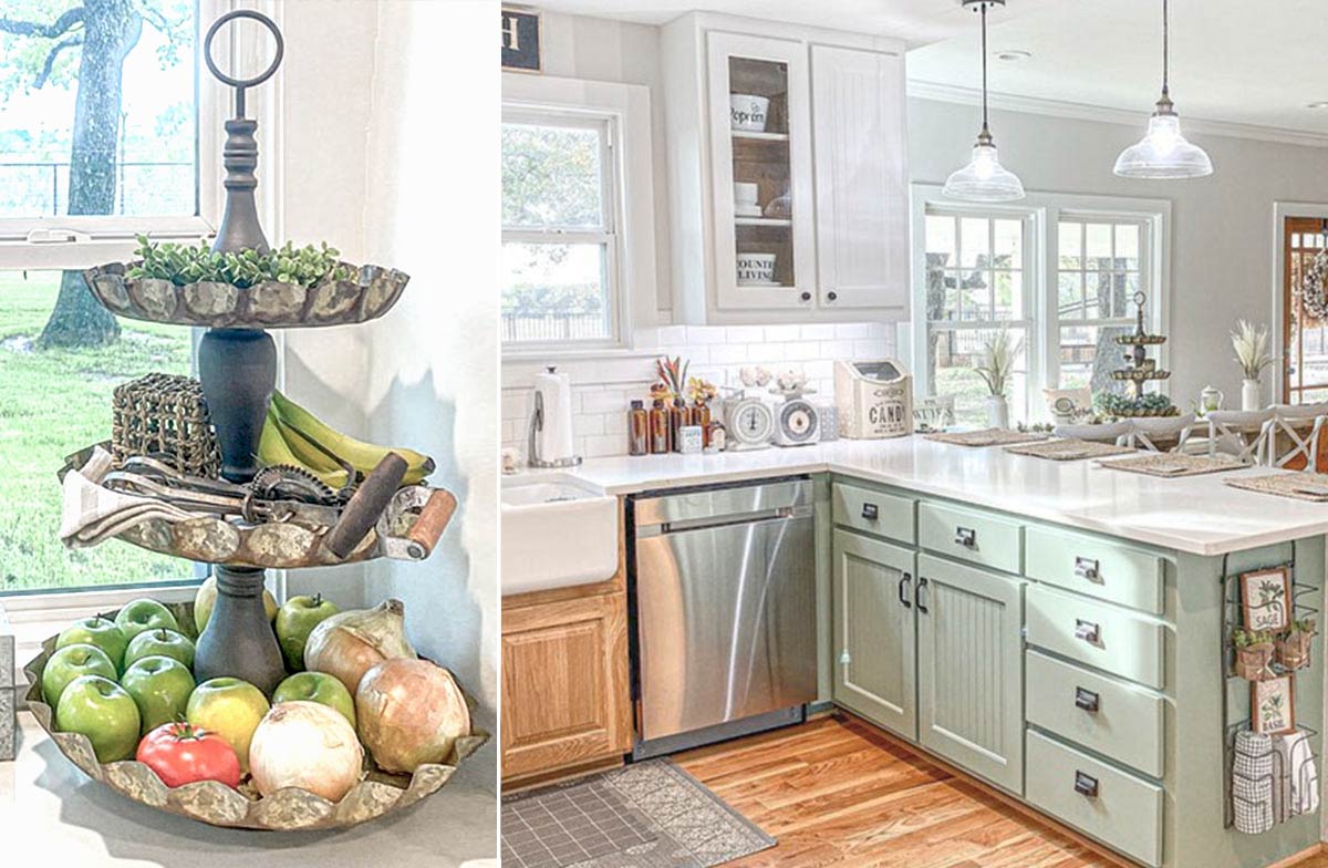 Scalloped Edge Three-Tier Tray