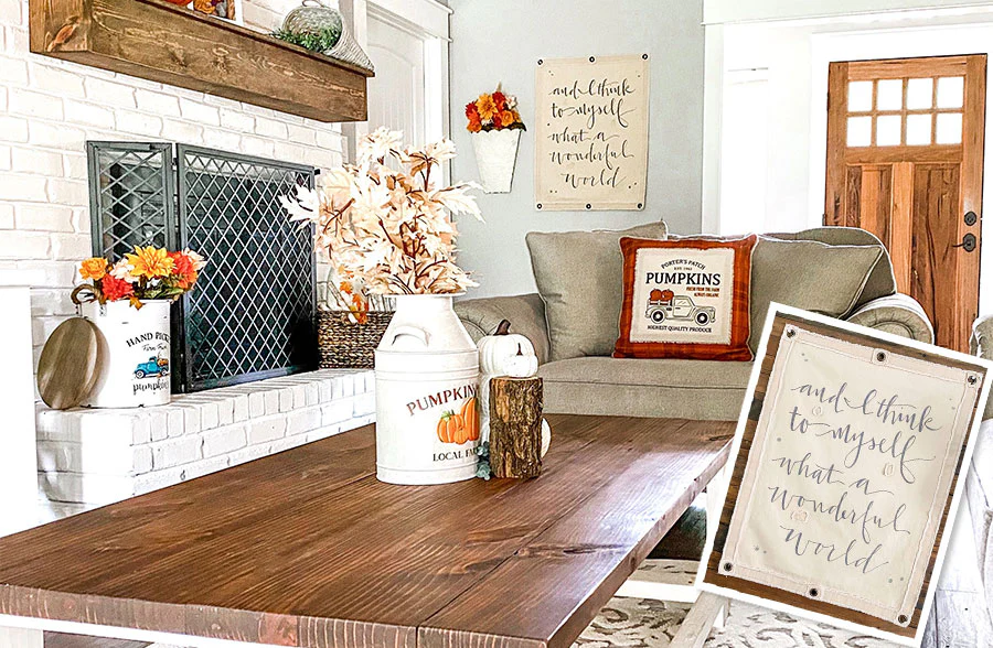 Wonderful World Wall Banner