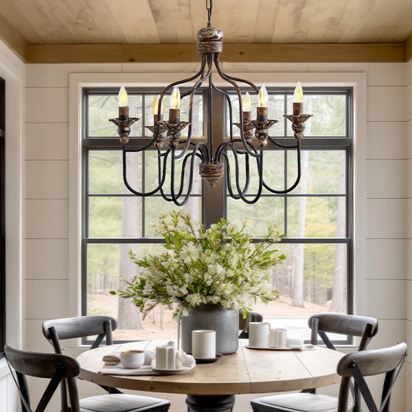 Rustic Hanging Pendant Lamp