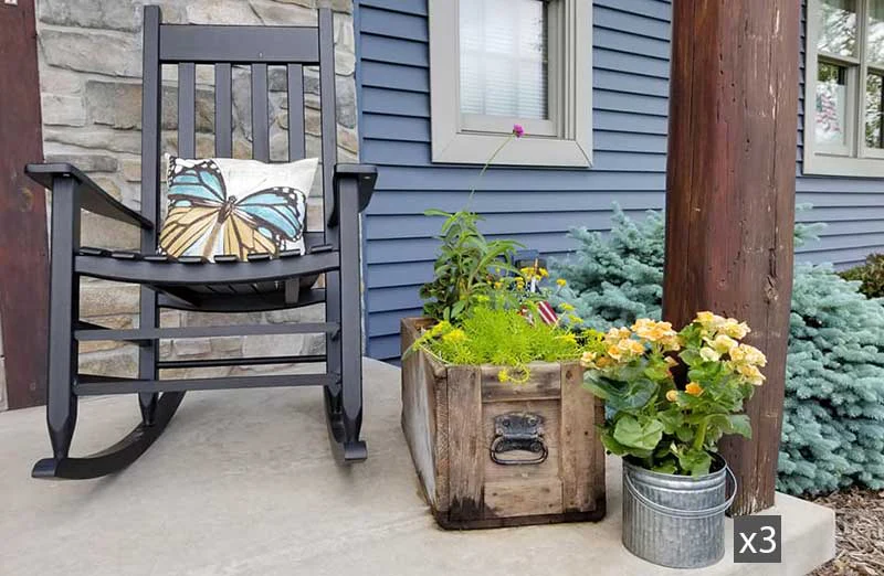 Galvanized Tin Buckets With Handles  Set of 3