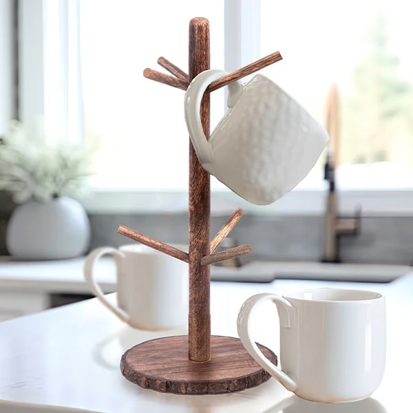 Live Edge Mug Tree
