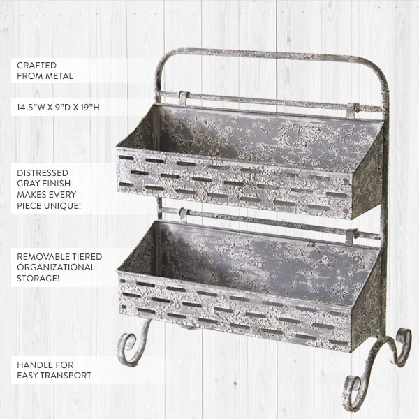 Two-Tier Olive Bucket Organizer
