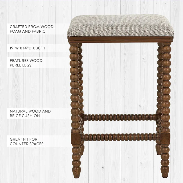 Perle Leg Counter Stool