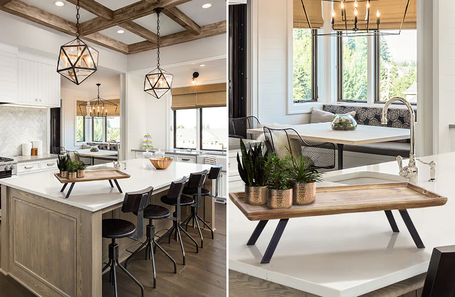 Rustic Serving Tray Riser