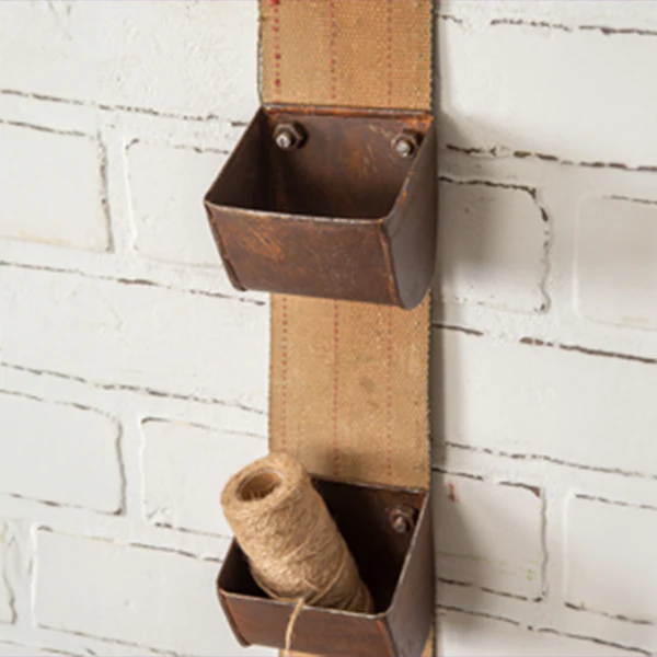 Rustic Hanging Utility Wall Organizer