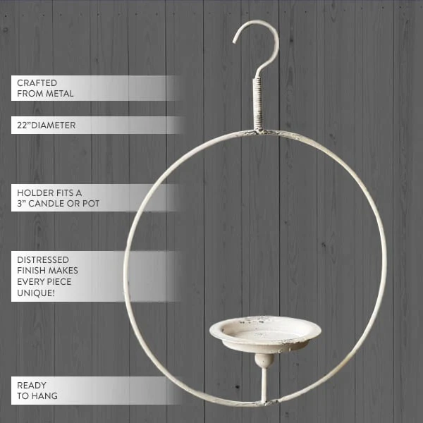 Hanging Halo Candle Stand