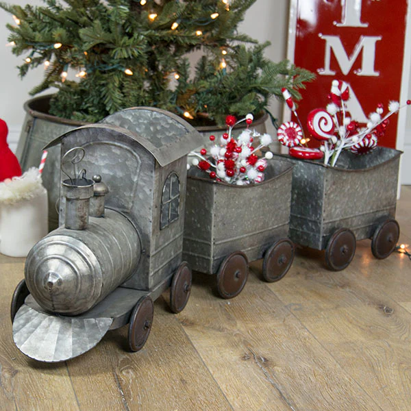 HUGE Galvanized Train