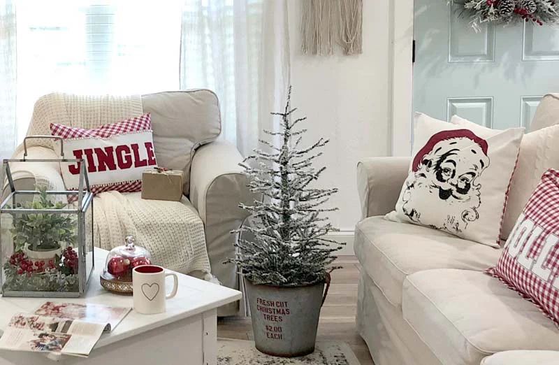 Vintage Santa Pillow