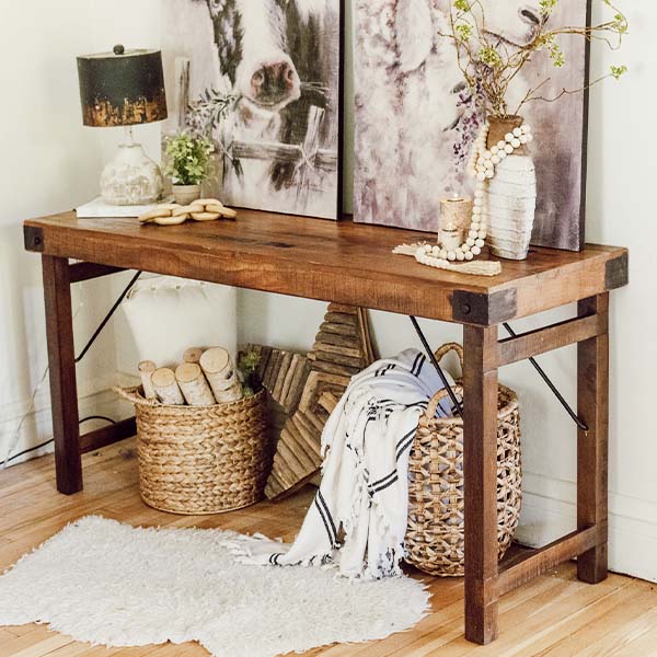 Historical Farmhouse Wooden Folding Wedding Table