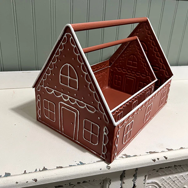 Gingerbread House Planters, Set of 2