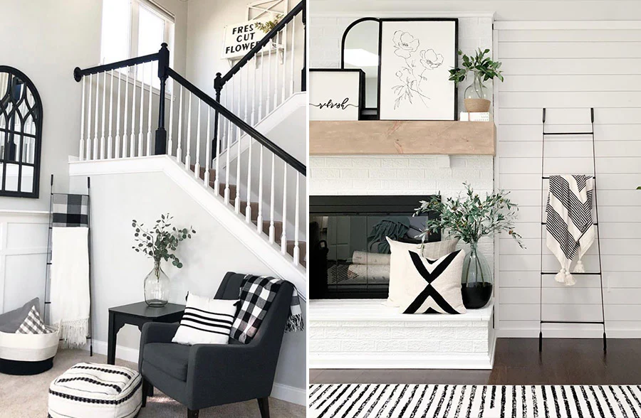 HUGE Decorative Display Metal Ladder