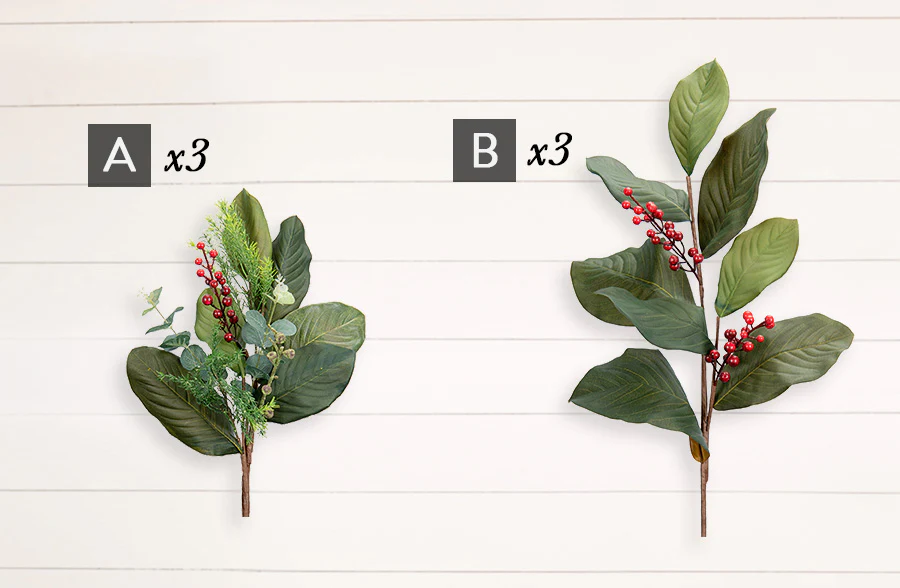 Magnolia Stem, Set of 3, Pick Your Style