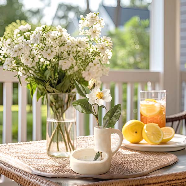 Ceramic Flower Stem Holder