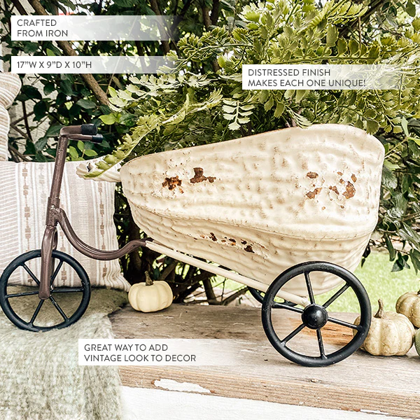 Acorn Bicycle Planter