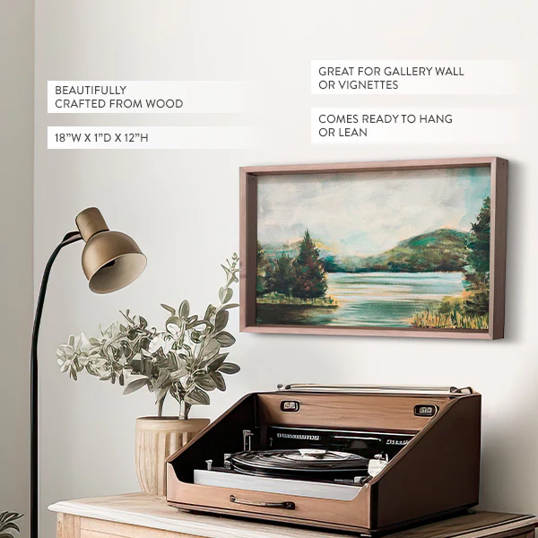 Wood Framed Landscape Wall Art