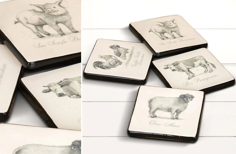 Farm Animal Coasters