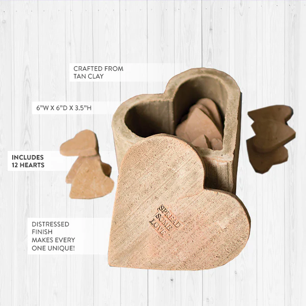 Spread Some Love Clay Heart Box