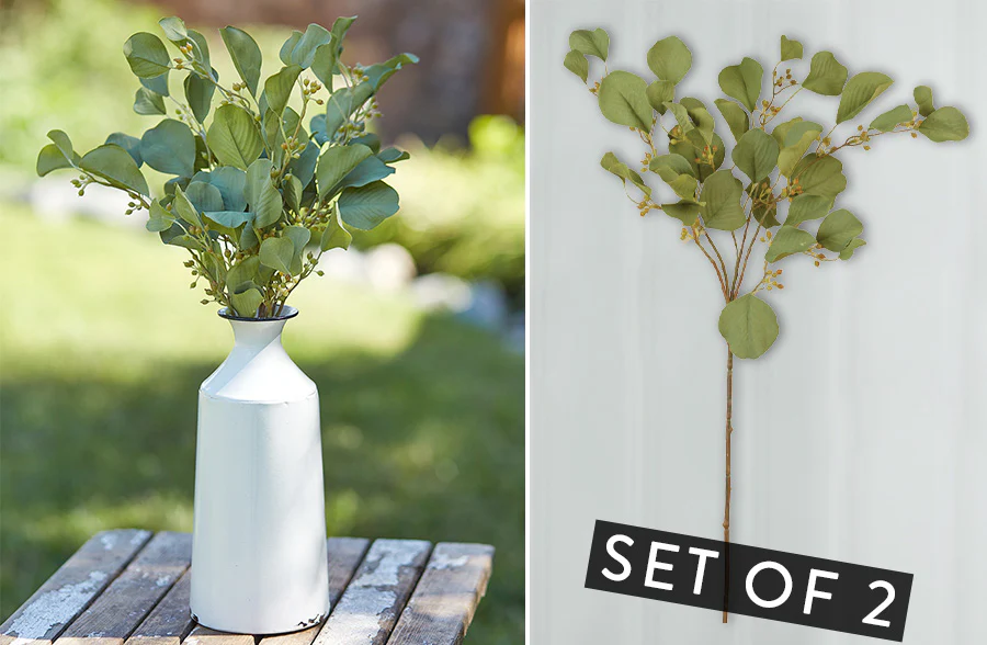 26 Inch Eucalyptus Spray, Set of 2