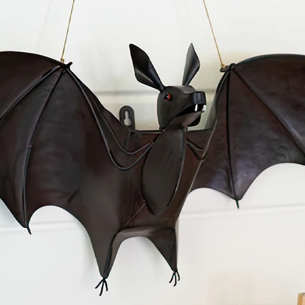 Metal Bat Hanging Door Decor