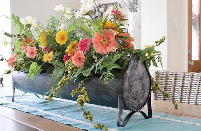 Huge Trough Feeder Centerpiece