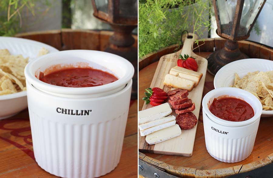 Ceramic Chip Dip Chiller