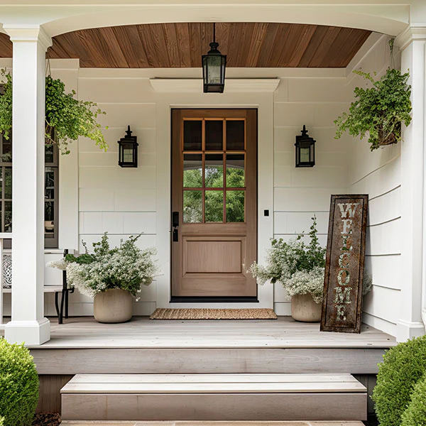 56 Inch Metal Welcome Sign