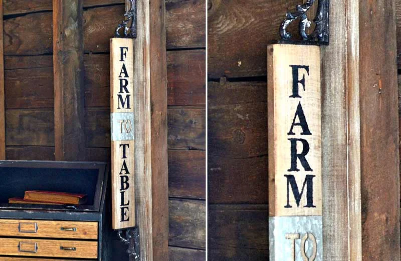 Farm To Table Sign
