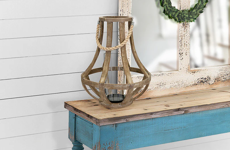 Paneled Wooden Lantern