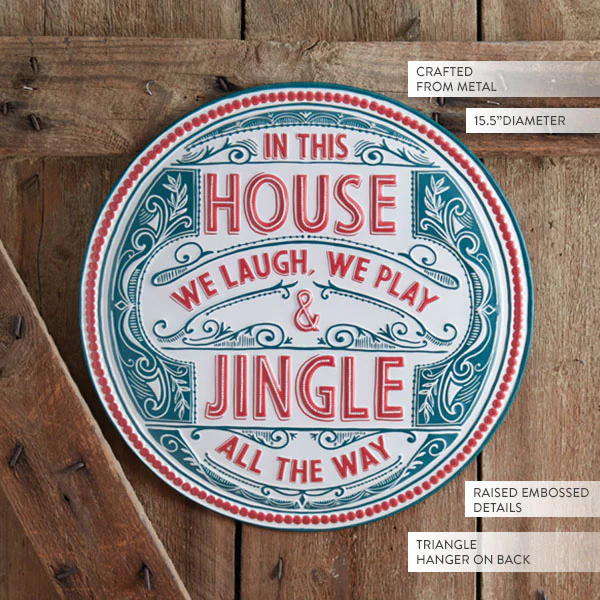Jingle All The Way Wall Sign