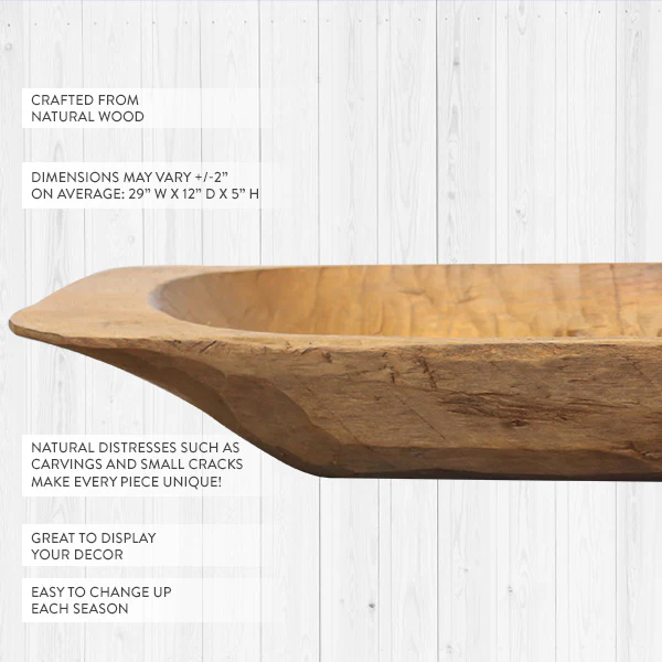 Large European Dough Bowl