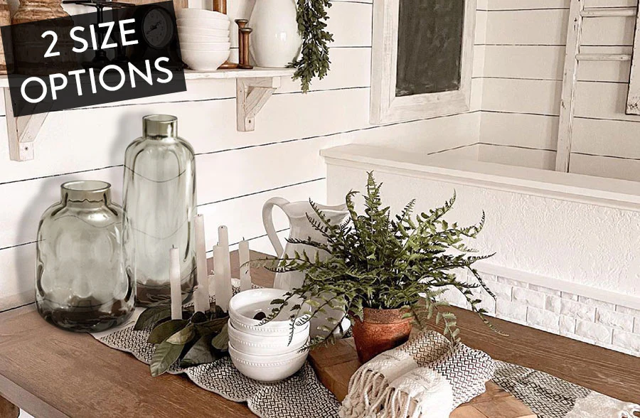 Hammered Glass Vase, Pick Your Size