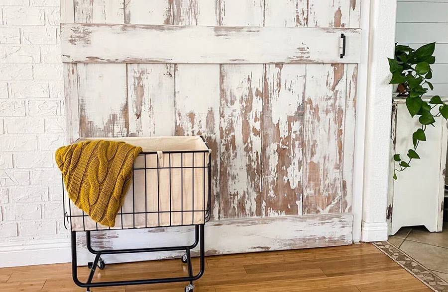 Rectangular Rolling Laundry Cart